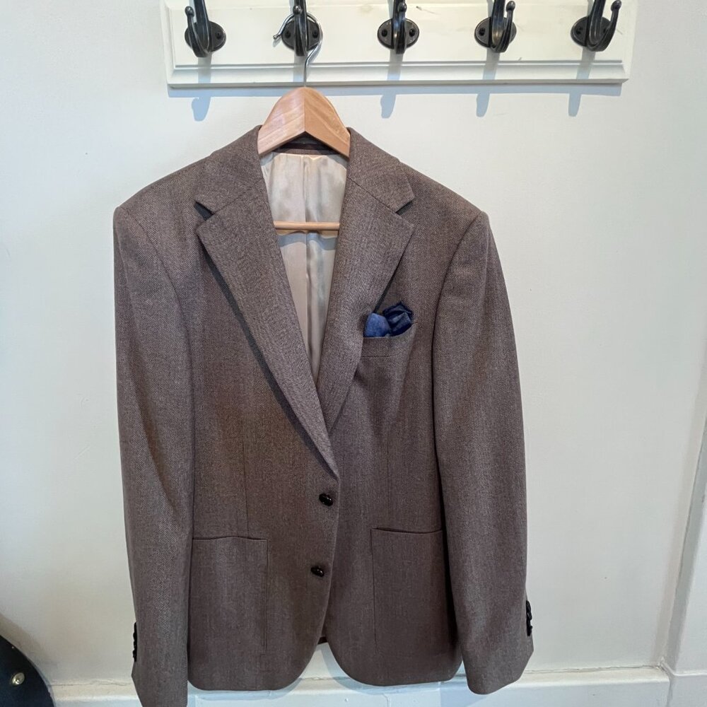 Chevron Blazer Brown par Simons - Le 31